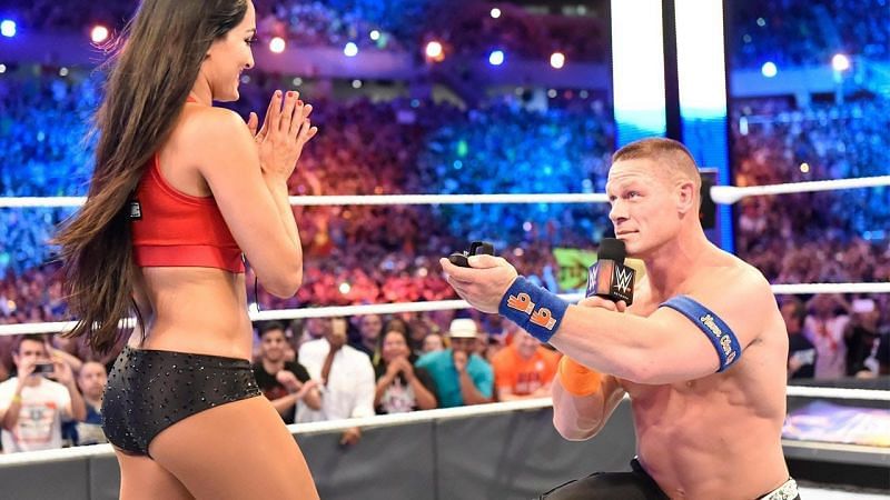 John Cena proposed to Nikki Bella back at WrestleMania 33