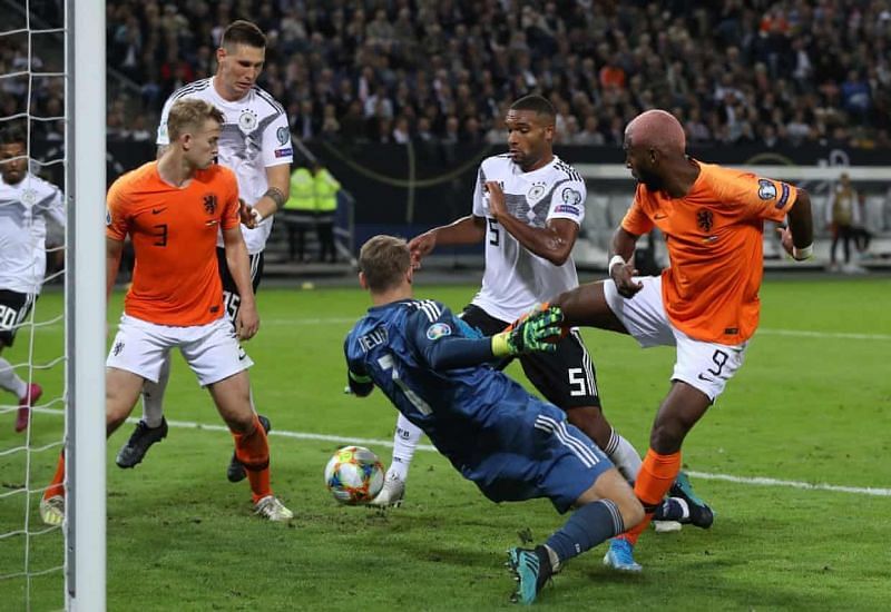 Jonathan Tah was culpable for Netherlands&#039; second goal, failing to clear the ball during a set-piece.