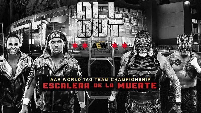 Image result for all out young bucks vs lucha bros
