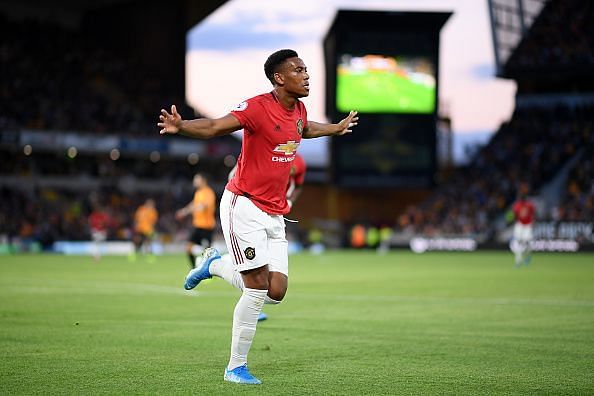 Martial has scored two goals from three games so far.