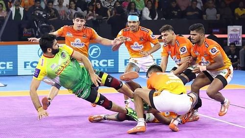 Pardeep Narwal scored 18 raid points tonight