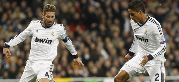 Sergio Ramos and Raphael Varane