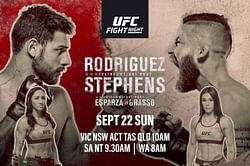 UFC on ESPN+ 17: Rodriguez vs Stephens - Matches, Start time, Live streaming Info, TV Telecast, Channel Guide & How and Where to Watch in the US, UK, and India
