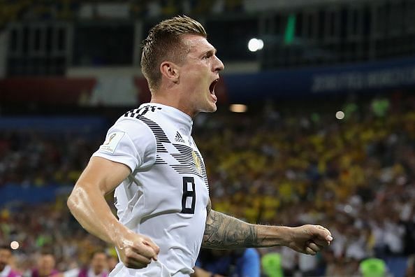 Kroos drew Germany level with a penalty
