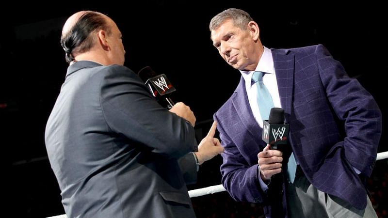 A sneeze derailed the Chairman of the board during a talk with Paul Heyman.
