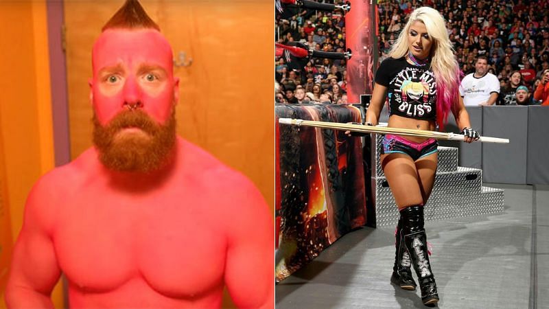 Sheamus and Alexa Bliss are well-known to WWE fans