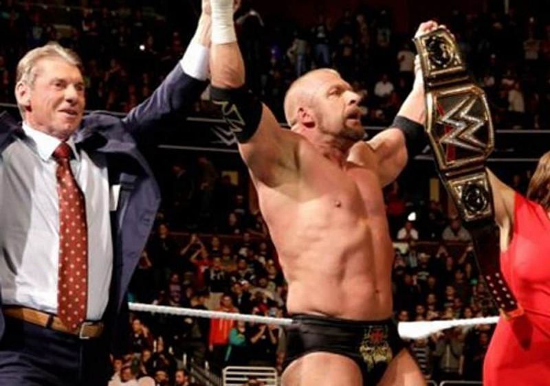 Triple H becomes WWE World Champion