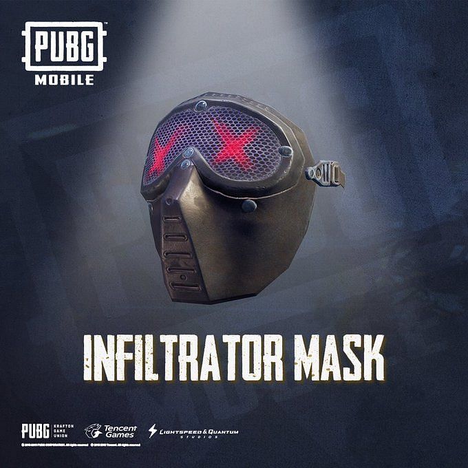 The Infiltrator Mask from the PUBG Mobile X Amazon Prime partnership (Image: PUBG Mobile, Twitter)