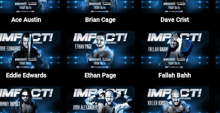 Impact Wrestling has a very strong, varied roster.