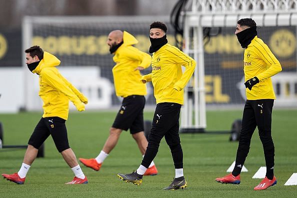 Borussia Dortmund Training And Press Conference