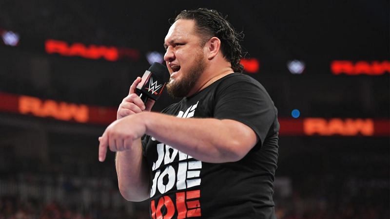 Samoa Joe faced Baron Corbin and Ricochet on Raw on September 9