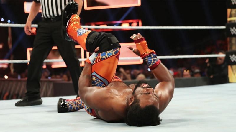 Xavier Woods was forced to tap out after an emotional battle