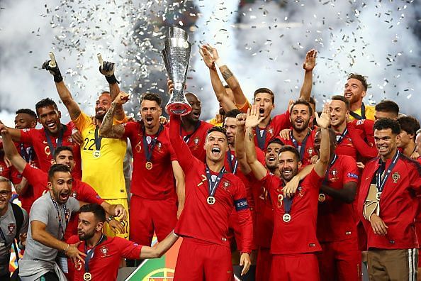 Ronaldo won the UEFA Nations League with Portugal in the summer