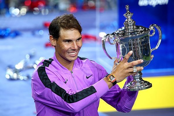 Nadal celebrates his 4th title at the US Open