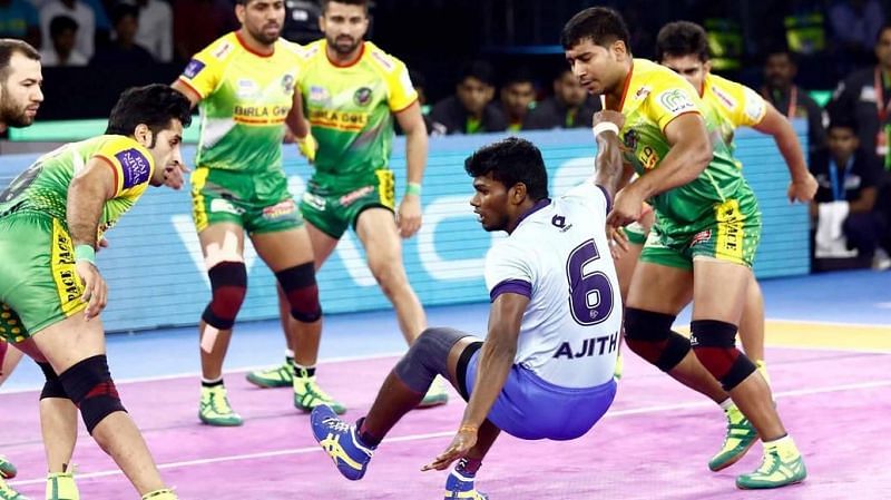 V. Ajith Kumar has been one of the few bright spots for Tamil Thalaivas this year