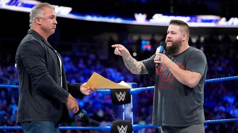 Recently-fired WWE Superstar Kevin Owens returned to SmackDown Live this week to issue a lawsuit against the Best in the World Shane McMahon.