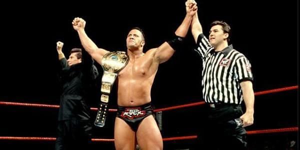 The Rock wins WWE title