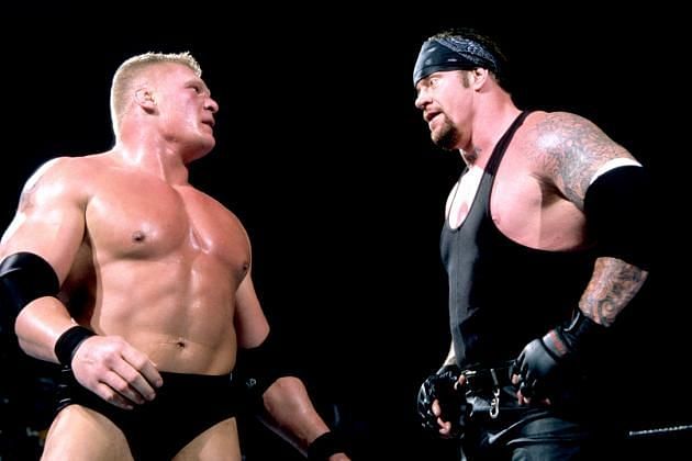 Brock Lesnar: Clashed with The Undertaker again with the WWE Championship at stake