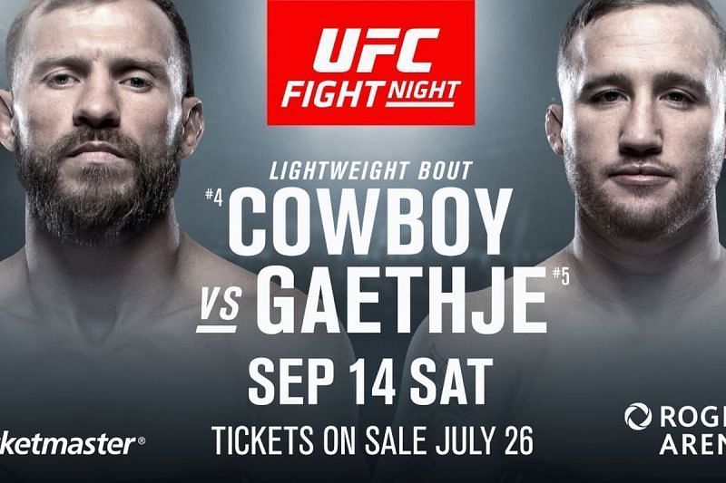 UFC Fight Night 158: Cerrone vs Gaethje