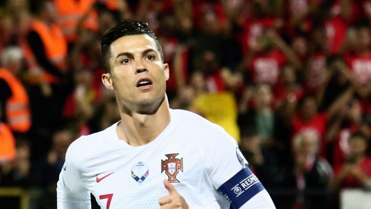 Ronaldo scores against Lithuania