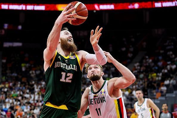 Aron Baynes impressed as Australia maintained its perfect start in China