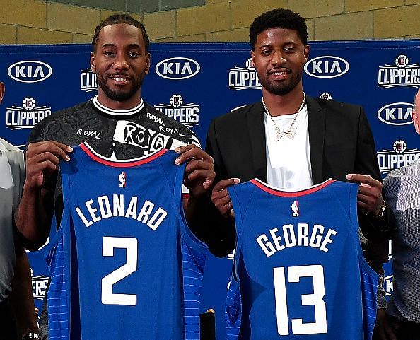 Los Angeles Clippers Introduce Kawhi Leonard &amp; Paul George