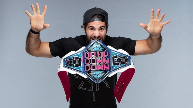 Seth Rollins defeated Samoa Joe to become the 2nd UpUpDownDown double Champion