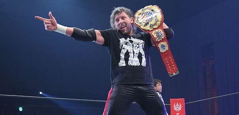 Kenny Omega as the IWGP United States Heavyweight Champion