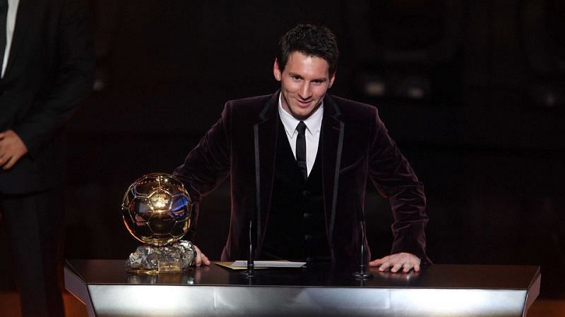 Messi won a third consecutive Ballon d&#039;Or in 2011