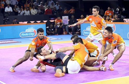 Puneri Paltan ended their home leg on a high against the Bengaluru Bulls