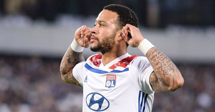 Memphis Depay is currently the top scorer in Ligue 1