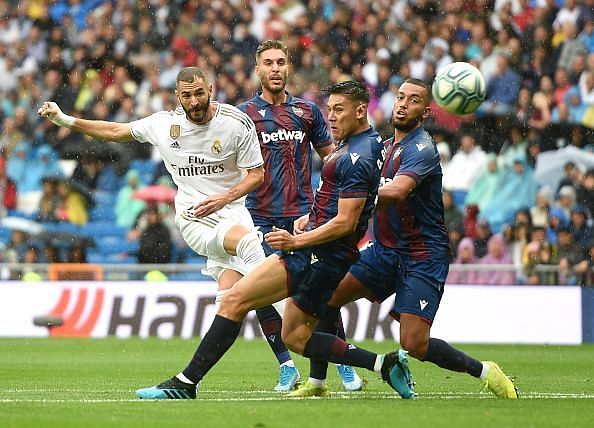 Benzema (R) was brilliant for Real Madrid
