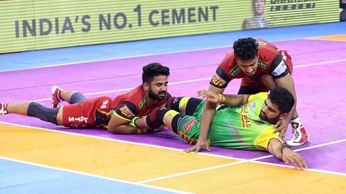 Pardeep Narwal's Super 10 could not help his side win the match against Bengaluru Bulls