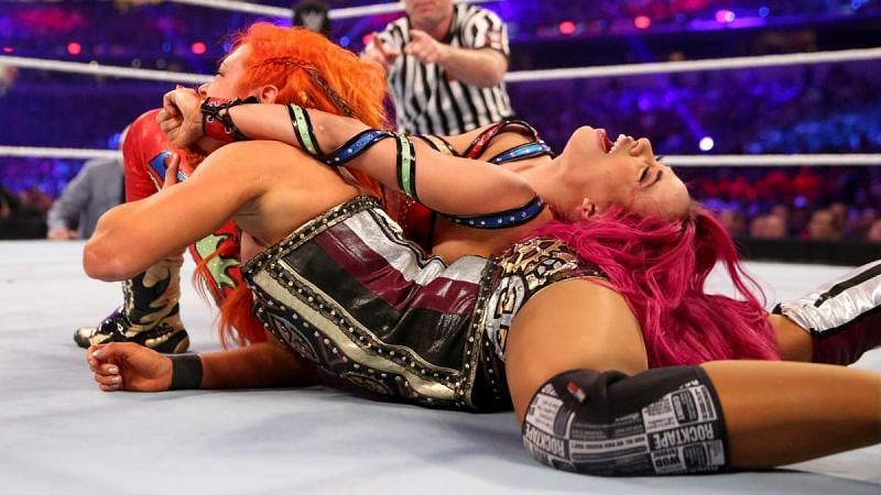 Becky and Sasha would elevate the next WWE event.