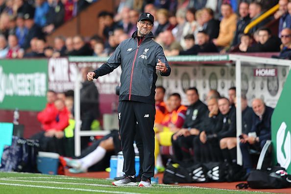 Jurgen Klopp&#039;s side are in a comfortable position after winning their opening four games