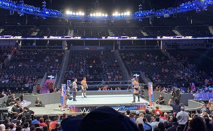 The Atlanta crowd were treated to one brutal opener prior to SmackDown Live
