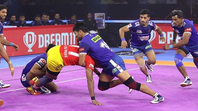 Pro Kabaddi 2019, Haryana Steelers vs Gujarat Fortune Giants: Steelers qualify for playoffs after defeating Giants in a close contest