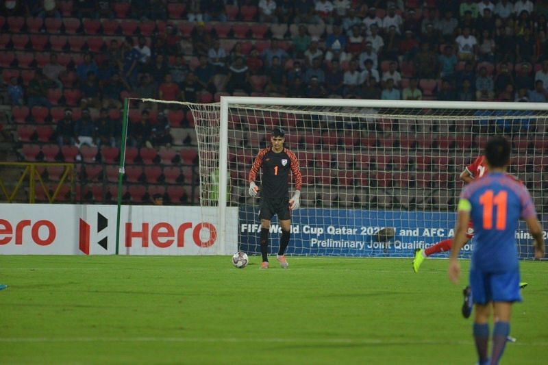 Gurpreet Singh Sandhu is one of the few players in the team to cement his place in the starting line-up