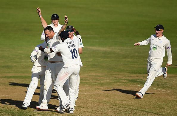 Kyle Abbott was the tormentor in chief with 17 wickets against Somerset