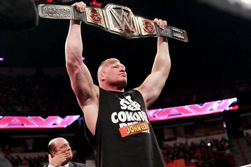 brock lesnar wwe champion