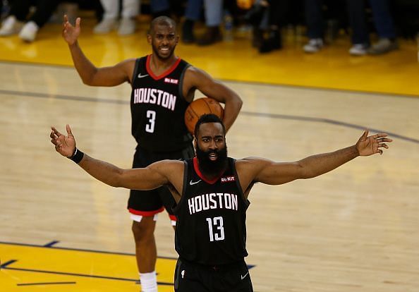 Chris Paul and James Harden spent two seasons together in Houston
