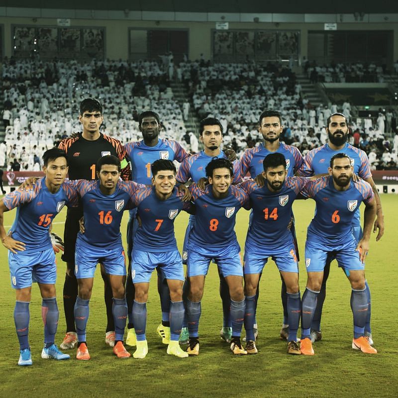 Indian football team that held Qatar to a goalless draw