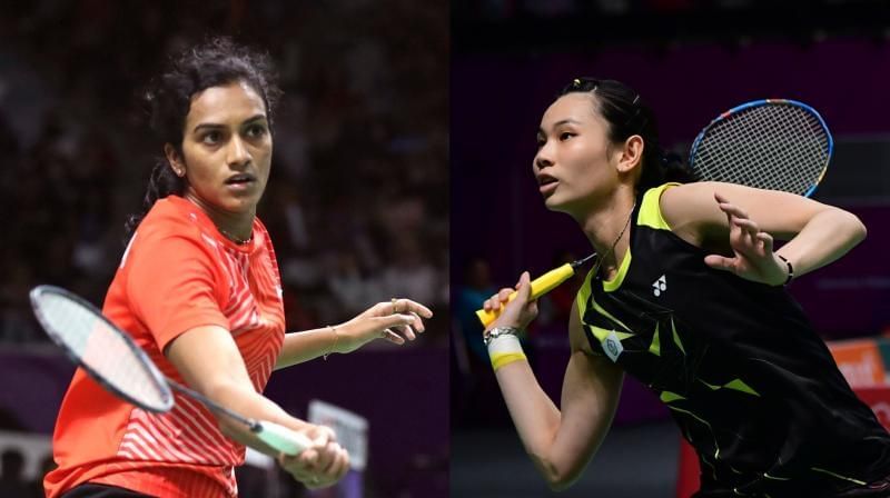 PV Sindhu (left) and Tai Tzu Ying (right)