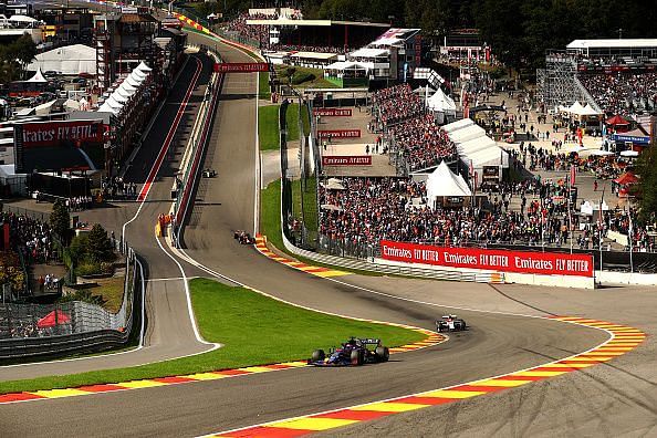 F1 Grand Prix of Belgium where Giovinazzi drove a controlled race before retiring