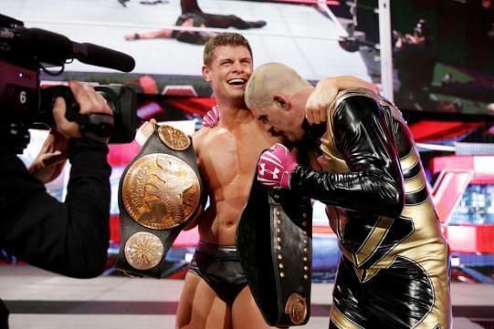 Cody Rhodes Goldust fought each other after falling out in 2015