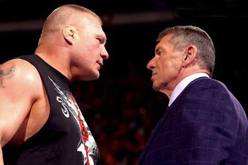 Brock Lesnar and VincMcMahon