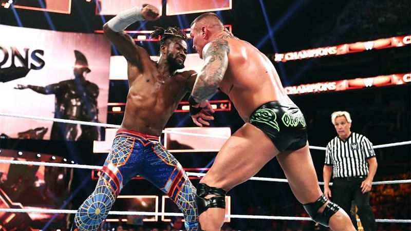 The New Day&#039;s star reign as Champion continued with a win over Randy Orton