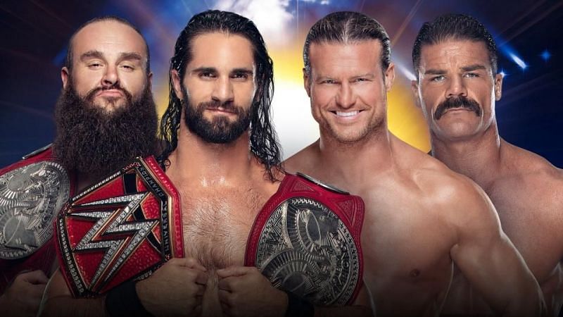 Rollins and Strowman vs Roode and Ziggler