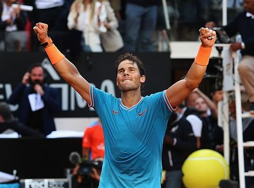 International BNL d'Italia - Rafael Nadal after his win at Rome