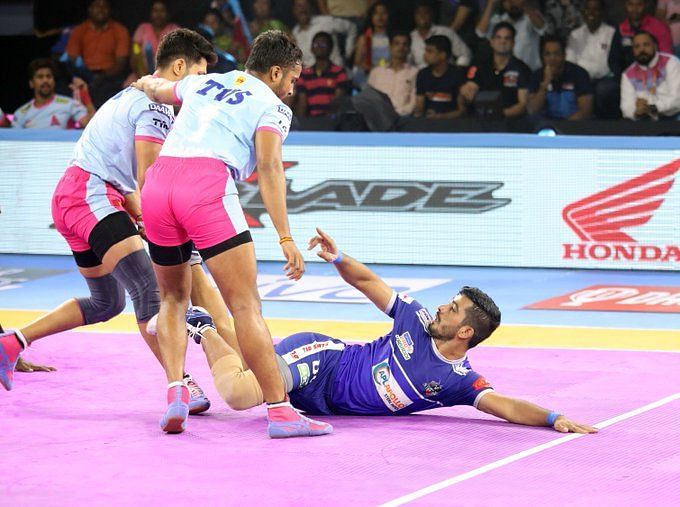 Haryana Steelers tie with Jaipur Pink Panthers in a fervid encounter
